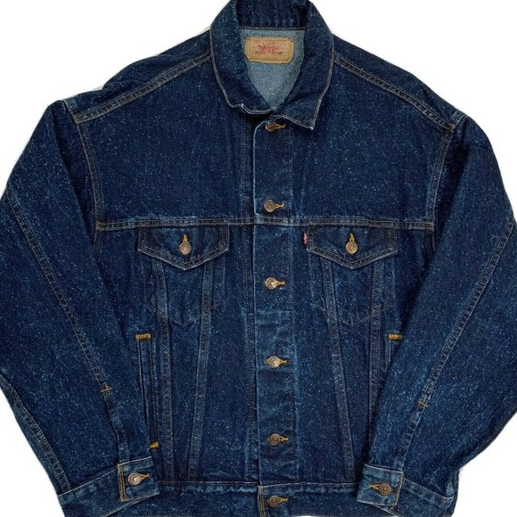 Levi's Other - VTG LEVI'S Jean Jacket L Men's Dark Stone Wash